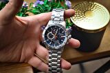 HNG1067.390 Quantum chronographlı çelik erkek kol saati