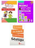 Resimli Türkçe Sözlük-Resimli İngilizce Sözlük-Eş Anlamlı,Zıt Anlamlı Kelimeler Sözlüğü
