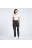 Kadın Siyah Yüksek Bel 80's Mom Jeans Kot Pantolon - 0000 Siyah / 26/30