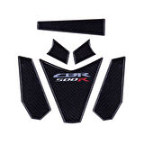 Honda CBR500 2025 ile Uyumlu Kaydırmaz 6D Karbon 20 Parça Tank Pad Seti GC30