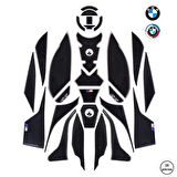 BMW S1000RR 2024-2025 ile Uyumlu Ultimate Kaydırmaz 28 Parça Tank Pad Seti GTC05