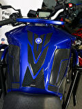 Yamaha MT10 2016 ile Uyumlu Kaydırmaz 6D Karbon 19 Parça Tank Pad Seti GC48