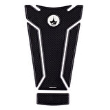Honda CBR500 Black 2025 ile Uyumlu Kaydırmaz 6D Karbon 20 Parça Tank Pad Seti GC25