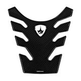 Ducati Multistrada 950-1200 2023 ile Uyumlu Kaydırmaz 6D Karbon 6 Parça Tank Pad Seti GC37
