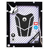 Bajaj Dominar 250-400 2020-2024 ile Uyumlu Kaydırmaz 6D Karbon 16 Parça Tank Pad Seti GC51