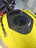 Bajaj Dominar 250-400 2020-2024 ile Uyumlu Kaydırmaz 6D Karbon 16 Parça Tank Pad Seti GC51