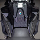BMW S1000XR 2023 ile Uyumlu Kaydırmaz 6D Karbon 7 Parça Tank Pad Seti GC44