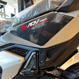 Honda X-ADV 2025 ile Uyumlu Kaydırmaz 6D Karbon 34 Parça Tank Pad Seti GC53