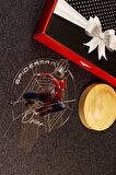 Spiderman Örümcek Adam Spider Man Figürlü Kişiye Özel Gece Lambası, Renkli Led Lamba, Spider-man