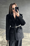  Premium Kalite Tay Tüyü Blazer 