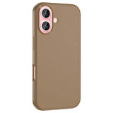 Apple iPhone 16 Plus Uyumlu Kılıf Magsafe Şarj Özellikli Sıvı Teknolojili Silinebilir Sert Kapak