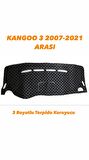 KANGOO 3 2007-2021 ARASI 3 BOYUTLU VİP DERİ TORPİDO KORUYUCU