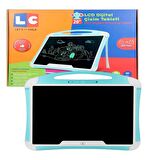 20 Inch, Kalemli LCD Dijital Çizim-Eğitim Yazı Tableti, Dijital Çizim Pedi-20 inç, Mavi