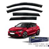 Opel Corsa F Niken Kromlu Cam Rüzgarlığı 4lü 2022 ve Üstü