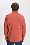 Anti-Pilling Tüylenme Yapmayan Standart Fit Dik Yaka Polar Sweatshirt