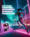 First Infinity 60 Dakika Çilek & Lime Aromalı Şekersiz Draje Sakız - 12 Adet