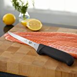 Victorinox 15cm Kavisli Dar Ağız Sıyırma Bıçağı Siyah 5.6403.15