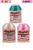 3 Adet Altınbaşak Oya ve Dantel İpi 20 gr - Royaleks - No: 911 - 635 - 369