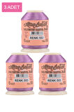 3 Adet Altınbaşak Oya ve Dantel İpi 20 gr - Royaleks - No: 553