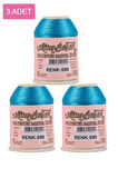 3 Adet Altınbaşak Oya ve Dantel İpi 20 gr - Royaleks - No: 696