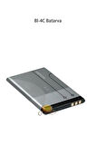 Nokia BL-4C Serisi Telefonlarla Uyumlu Batarya Pil - 750 Mah Batarya Pil