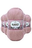 5 Adet Angora Lüks El Örgü İpi Gülbahar 10215