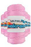 5 Adet Polyester Makrome İpi 1545 Pembe 100 gr