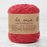 La Mia Re-Tweed Kırmızı Melanj El Örgü İpi - L165
