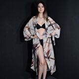 PAREDORA Cappuccino Kimono Pareo