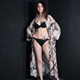 PAREDORA Cappuccino Kimono Pareo