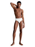 Calvin Klein Erkek 3’Lü Beyaz Slip 