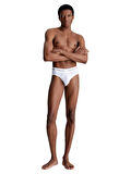 Calvin Klein Erkek 3’Lü Kırmızı Lacivert Beyaz Slip