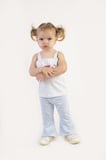 Kız Bebek Askılı Model Alt-Üst Takım