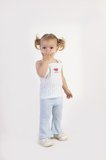 Kız Bebek Askılı Model Alt-Üst Takım