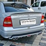 Opel Astra G 1998-2004 Bagaj Üstü Spoiler Bagaj Çıtası Piano Black Parlak Siyah