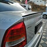 Opel Astra G 1998-2004 Bagaj Üstü Spoiler Bagaj Çıtası Piano Black Parlak Siyah