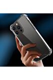 Apple iPhone 15 Pro Max Uyumlu Köşe Dolgulu Nitro Anti Shock Telefon Kılıfı Kapak