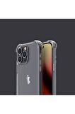 Apple iPhone 15 Pro Max Uyumlu Köşe Dolgulu Nitro Anti Shock Telefon Kılıfı Kapak