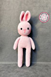 Uretti - Esra 6723 - El Örgüsü Amigurumi Oyuncak Tavşan - 26 x 10 cm