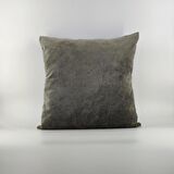 Duman Grisi Kadife Kırlent Kılıfı