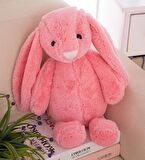 HEDİYELİ- Uyku Arkadaşım Uzun Kulak Bunny Peluş Tavşan 65 cm