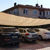 GÖLGELİK FİLE 1X9 METRE ÇİT FİLESİ %95 GÖLGE KORUMA KREM 95'LİK BAHÇE ÇİTİ HALKALI KUŞAKLI JÜT GÖLGELİK