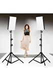 Profesyonel fotoğraf ve video çekim ışığı ring ligth 2.10cm tripod ayaklı