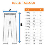 Kız Çocuk Diz Pensli Kot Pantolon 2197
