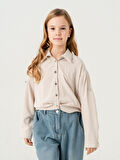 Kız Çocuk Etek Pileli Gömlek 3148
