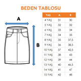Kız Çocuk Fistolu Keten Şort 2866