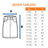 Kız Çocuk Klasik Kot Şort 2874