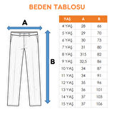 Kız Çocuk Ön Kuşgözlü Kot Pantolon 2182
