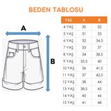 Kız Çocuk Paraşüt Şort 2855