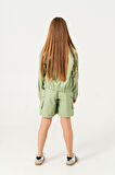 Kız Çocuk Paraşüt Şort 2855